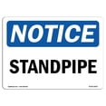 thumbnail image 1 of SignMission OS-NS-A-1218-L-18427 12 x 18 in. OSHA Notice Sign - Standpipe, 1 of 1