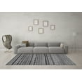 thumbnail image 3 of Ahgly Company Indoor Square Oriental Gray Modern Area Rugs, 7' Square, 3 of 4