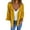 Yellow, variant on wdsxpo Jackets for Women Cardigans Lightweight Jacket Casual Long Sleeve Lapel Coat Solid Color Open Front Oversized Jackets