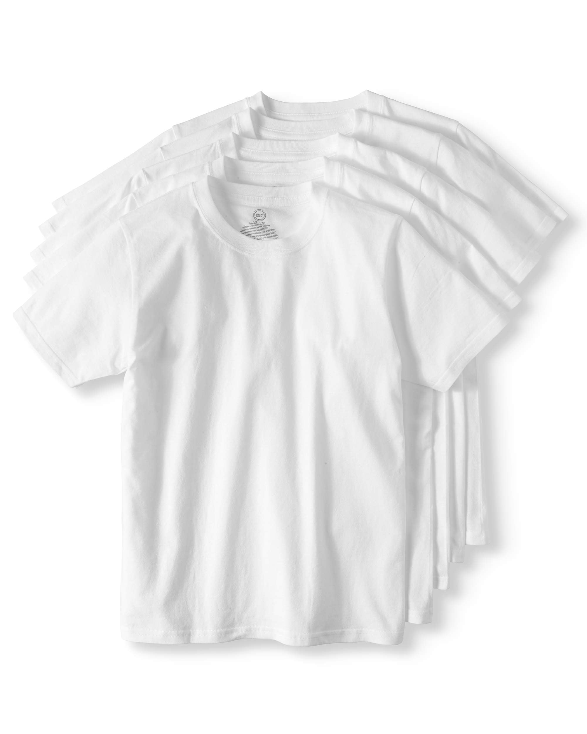 Pack of 3 Fruit of the Loom Big Toddler Boys Crew Tee