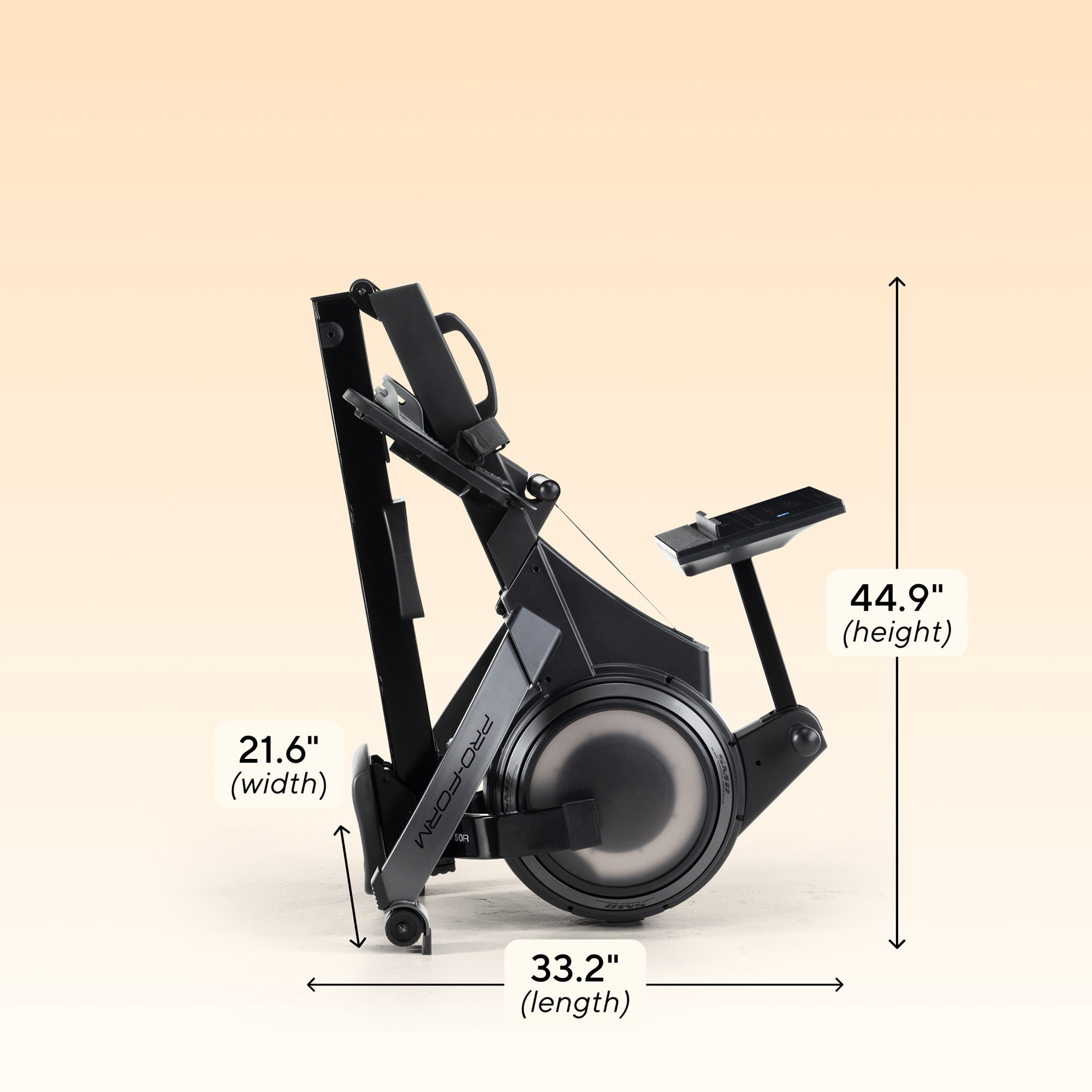 ProForm 750R Rower: Compact Smart Rowing Machine with 24 Resistance Levels, SpaceSaver Design, 5” Display, and 1-month iFIT Train Membership Included* for Interactive Workouts, Streaming & More
