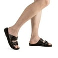 thumbnail image 2 of Barnabas - Leather Double Buckle Sandal - Mens Sandals, 2 of 8