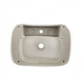 thumbnail image 5 of Book Countertop Bathroom Vessel Sink 23.5" W Rectangular White Ceramic Vanity Top Bathroom Sink Renovators Supply, 5 of 7