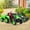 Green-1, variant on Erommy Ride on Excavator Toys with Remote Control, 12 V Battery Powered Ride on Tractor with Trailer, Digger, Horn, Lights, Music Player, Safety Belt, Red
