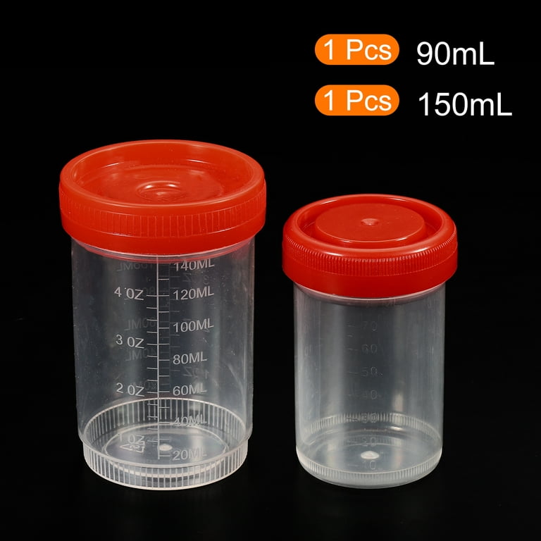 Leak Resistant Specimen Containers- 90mL