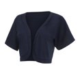 thumbnail image 2 of Cardigan en Mousseline Uni pour Femmes, Adapté pour Assortir Robe et Haut de Cardigan, 2 of 6