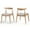 Oak-a, variant on Aukfa Mid-Century Modern Dining Chair, Solid Oak Wood Side Chair for Kitchen, Dining Room, 1pc, Walnut