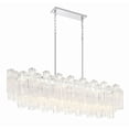 thumbnail image 4 of Crystorama Addis 14 Light Polished Chrome Chandelier - 51.75"W x 14.25"H x 14"D, 4 of 11