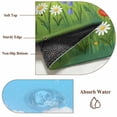 thumbnail image 5 of Cartoon Turtle Colorful Pencil Runner Rugs 2x6 ft Blue Sky Green Lawn Ant Flower Butterfly Washable Hallway Rugs Non-Slip Floor Mats Absorbent Carpet Bedside Runners for Bedroom Kitchen Laundry Room, 5 of 9