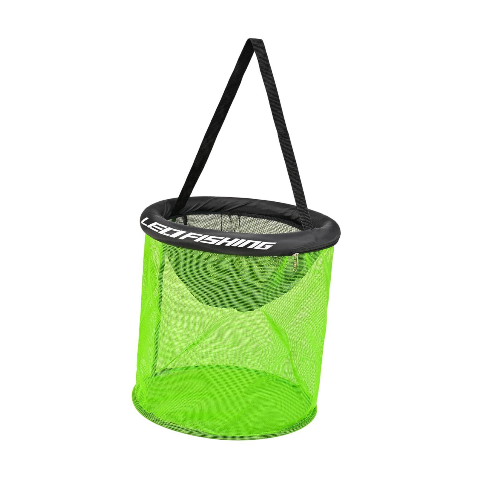harayaa Floating Fishing Basket Fishing Tool Multiuse Fish Baits Bag for Outside Pond 35cm