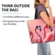 thumbnail image 2 of Fotbe Cool Flamingos Sunglasses Scene Bolsa Tote Estética de Lona con Estampado para Mujer - Bolsa Reutilizable de Hombro Casual para Vacaciones, Compras, Trabajo y Gimnasio, 2 of 8