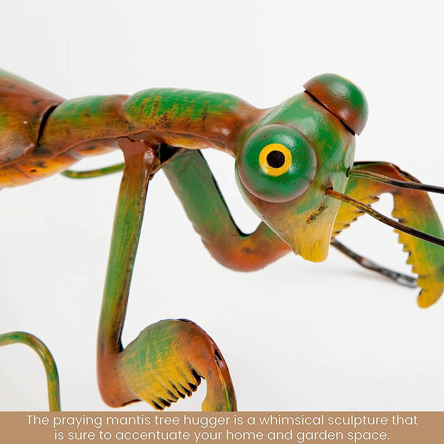 Bits and Pieces Praying Mantis Tree Hanger Garden Sculpture & Yard Art