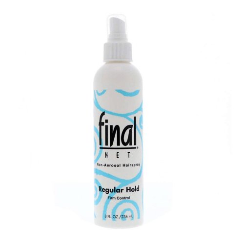 Final Net Hair Spray, NonAerosol Regular Hold, Unscented 8 Oz, 2