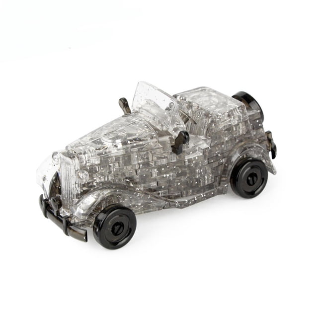 Rompecabezas de modelo de coche 3D CUTICAT para niños Gris