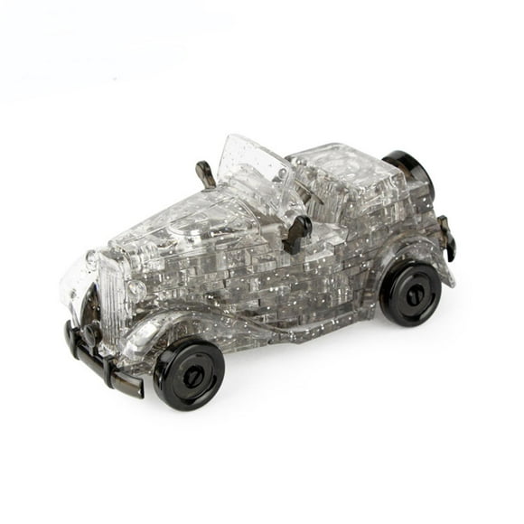Rompecabezas de modelo de coche 3D CUTICAT para niños Gris