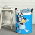 thumbnail image 6 of Masiiu Bluey Print Circular Hamper with Handles, Large Capacity Storage basket, Waterproof Oxford Fabric Laundry Basket-Small, 6 of 6