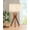 Dark Wood, variant on Tripod Table Lamp, 17.5" Modern Bedside Lamp with Natural Wood-Colored Lamp Legs & Beige Linen Lampshade, Boho Nightstand Lamp for Bedroom, Living Room, Reading Room, E26 Base