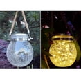 thumbnail image 4 of Luces de Tapa Del Tarro de Luz de Hadas de Secuencia Sor LED Colgante, Perchas Y Tarros Inclui, Iluminación Decorativa de Nad Bnco cálido Baoblaze Cadena de luces colgantes, 4 of 8