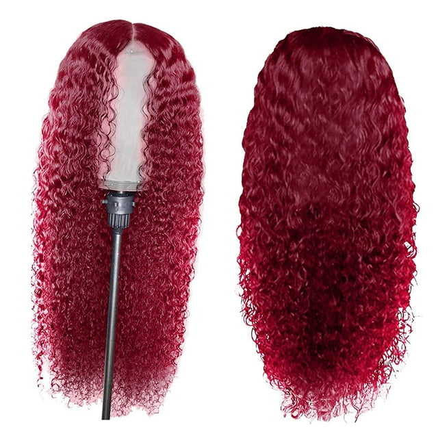 Fiudx Peluca de Cabello Humano Rizado, Peluca Frontal de Encaje Sin Pegamento, Elegante Peluca Trenzada, Fácil de Peinar, Uso Todo El Año, Ideal para Fiestas de Cosplay y Carnaval, Cómoda Red de Rosa