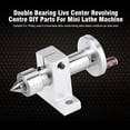 thumbnail image 5 of Mini Tour Machine Double Centre de Roulement Centre de Rotation Centre de Vie Pièces de Tour Accessoires, 5 of 5