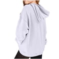 thumbnail image 4 of HAiming Kids Pullover Sweatshirts Printed Long Sleeve Hooded Loose Casual Shirts Fall Winter Workout Tops with Pockets, 4 of 7