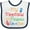 White and Navy, variant on Inktastic My Meemaw and Pawpaw Love Me Boys or Girls Baby Bib