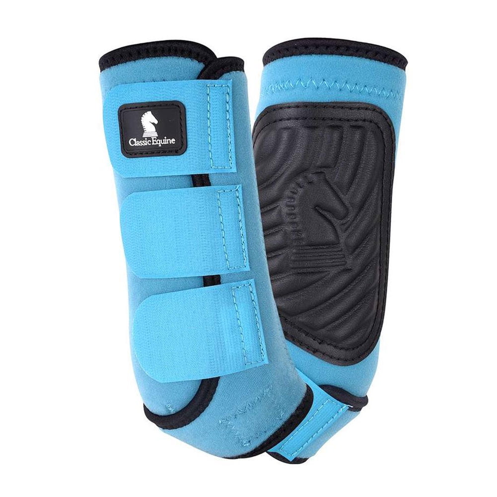 CLASSIC EQUINE Classic Fit Boot Front, Color Turquoise, Size L