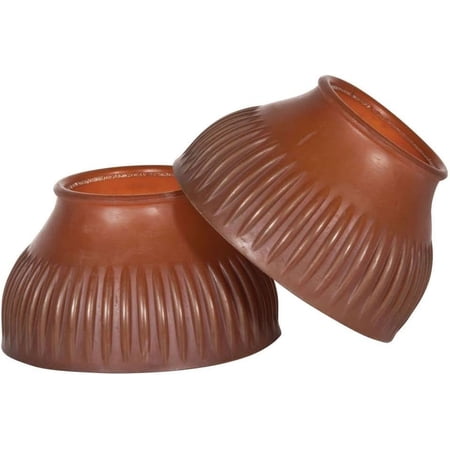 Double Thick Boots for Horses | Extra Heavy-Duty Gum Rubber | 3/8" Thickness for Shock Absorption | Durable Overreach Protection
