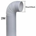 thumbnail image 3 of 150Mm Universal Extra Long Air Conditioner Pipe Duct Extension Exhaust Hose, 3 of 9