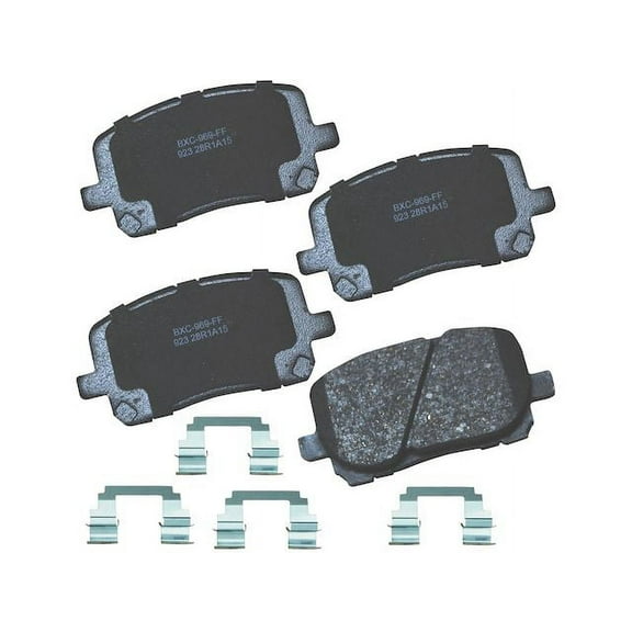 Front Brake Pad Set - Compatible with 2003 - 2008 Toyota Corolla 1.8L 4-Cylinder 2004 2005 2006 2007