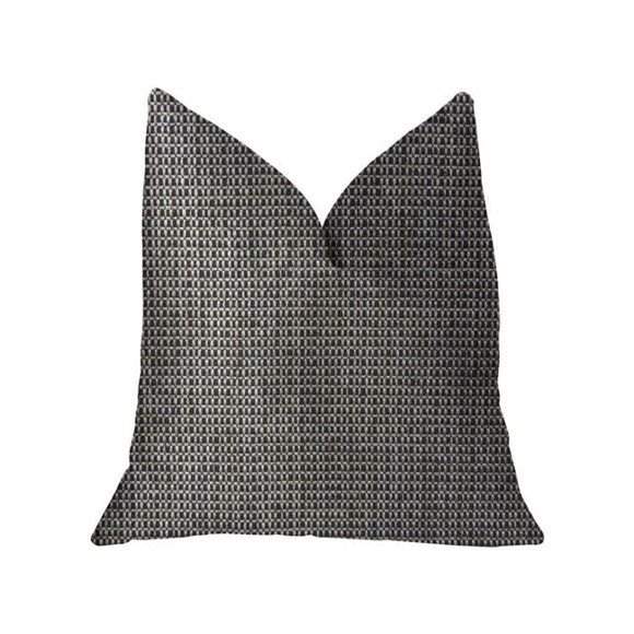 Melbourne Beige & Black Luxury Throw Pillow&#44; 26 x 26 in.