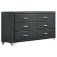 thumbnail image 2 of Melody 4-piece Queen Bedroom Set Grey, 2 of 13