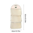 thumbnail image 3 of Clothing Storage Hanging Bag Mesh Organizer for Closet, Travel, or Dorm - Door Back & Wall Mounted Garment Organizer with Zipper, 3 of 6