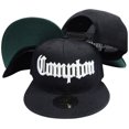 thumbnail image 1 of Gorra ajustable Compton Old Inglés Negro Gravity Threads Gorra de béisbol, 1 of 2