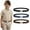 Black+coffee+blue, variant on 3 Pack Elastic Stretch Belts Kids Toddler Belt Adjustable Uniform Belt for Boys and Girls