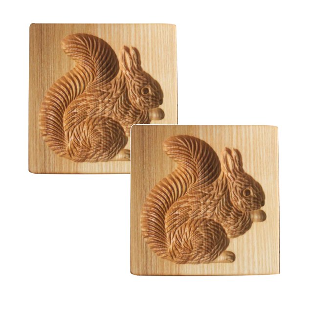 Oleegame 2PC Cookie Mold Cookie Molds Provences Rose Cookie Stamp Embossing Molds Craft Decorating Baking Tool