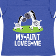 thumbnail image 4 of Inktastic My Aunt Loves Me Zebra Zoo Animal Boys or Girls Toddler T-Shirt, 4 of 5