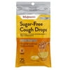 Walgreens Sugar Free Cough Drops, Honey Lemon, 25 ea (Pack of 3)