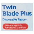 thumbnail image 5 of Equate Twin Blade Plus Disposable Razors, 12 Count, 5 of 10