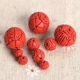 thumbnail image 3 of U8MO 5pcs 6/8/11/14mm Red Cinnabar Round Loose Spacer Beads Jewelry Making Handcraft-6mm, 3 of 5