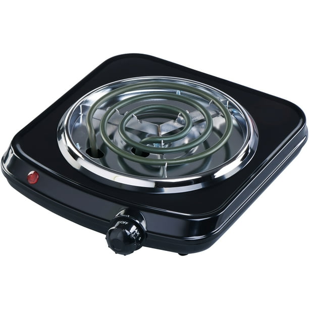 Mainstays Single Black Burner