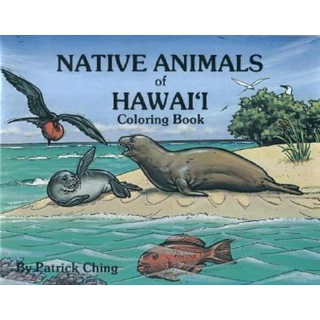 Pre-Owned Native Animals of Hawaii Coloring Book (Paperback) 093584855X 9780935848557
