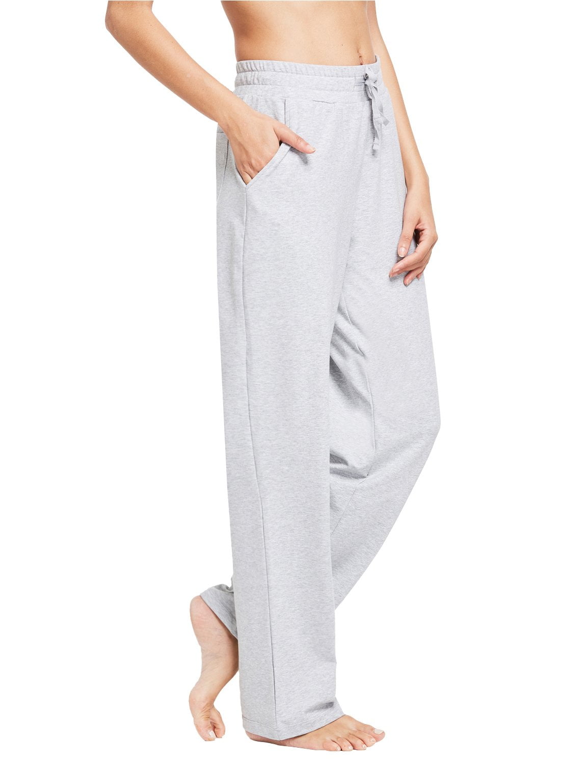 BALEAF Womens Active Yoga Sweatpants Slight Fleece Open Bottom Lounge Sweat Pants Jogger Side Pocketed BALEAF Womens Active Yoga Sweatpants Slight Fleece Open Bottom Lounge Sweat Pants Jogger Side Pocketed