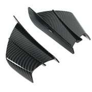 1 Pair Motorcycle Aerodynamic Wing Carbon Fibre Style Side Fairings Winglets Universal Fit