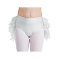 thumbnail image 3 of Aiihoo Kids Girls Jazz Dance Outfit Sparkly 2 Piece Ballet Lyrical Dance Crop Top with Feather White 14, 3 of 5
