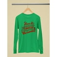 thumbnail image 3 of Rootin' Tootin' Merry Christmas Women's Long Sleeve, 3 of 4