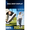 thumbnail image 3 of SKIUHS Men's Lace-Up Breathable Microfiber Leather Golf Shoes - Non-Slip Rubber Sole for Golf Course Traction & Comfort, 3 of 6
