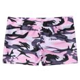 thumbnail image 3 of ranrann Kids Girls Boy-Cut Gymnastic Sports Booty Shorts Athletic Running Activewear Hot Pants Pink 7-8, 3 of 4