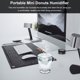 thumbnail image 3 of Mini humidificador USB portátil blanco, humidificador de aire atomizador con forma de donut para coche, viajes, hogar y oficinas, 3 of 5