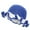 Blue, variant on Viral Trend Unisex Fisherman Bucket Hat Sweat Wicking Breathable Sun Hat with Chin Strap Beach Fishing Daily Wear
